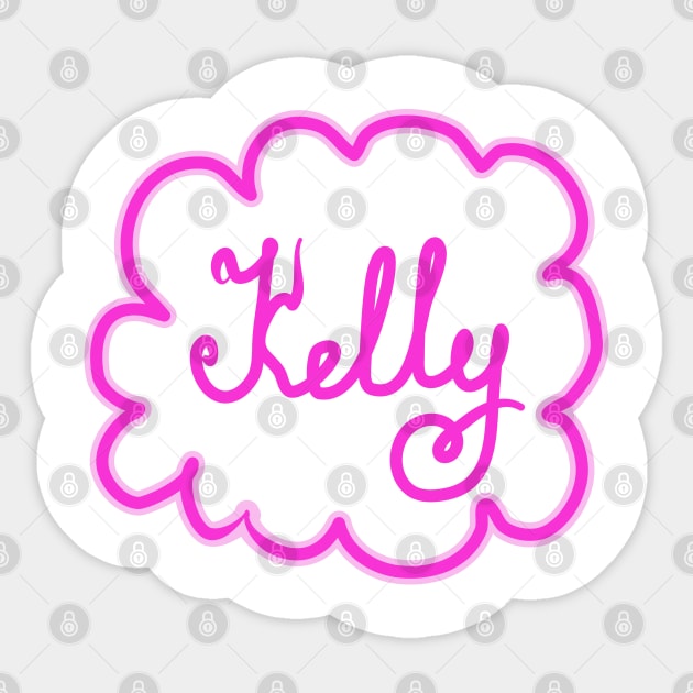 Kelly. Female name. Sticker by grafinya